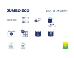 Bancale 21 confezione da 6 rotoli di carta igienica Jumbo eco