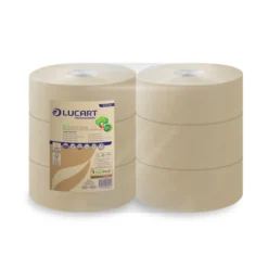 Bancale da 28 confezione da 6 rotoli di carta igienica riciclata Jumbo Eco Natural Lucart