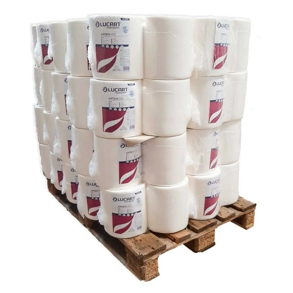 Bancale da 40 confezioni di 2 bobine di Strofinacci industriali AirTech 400