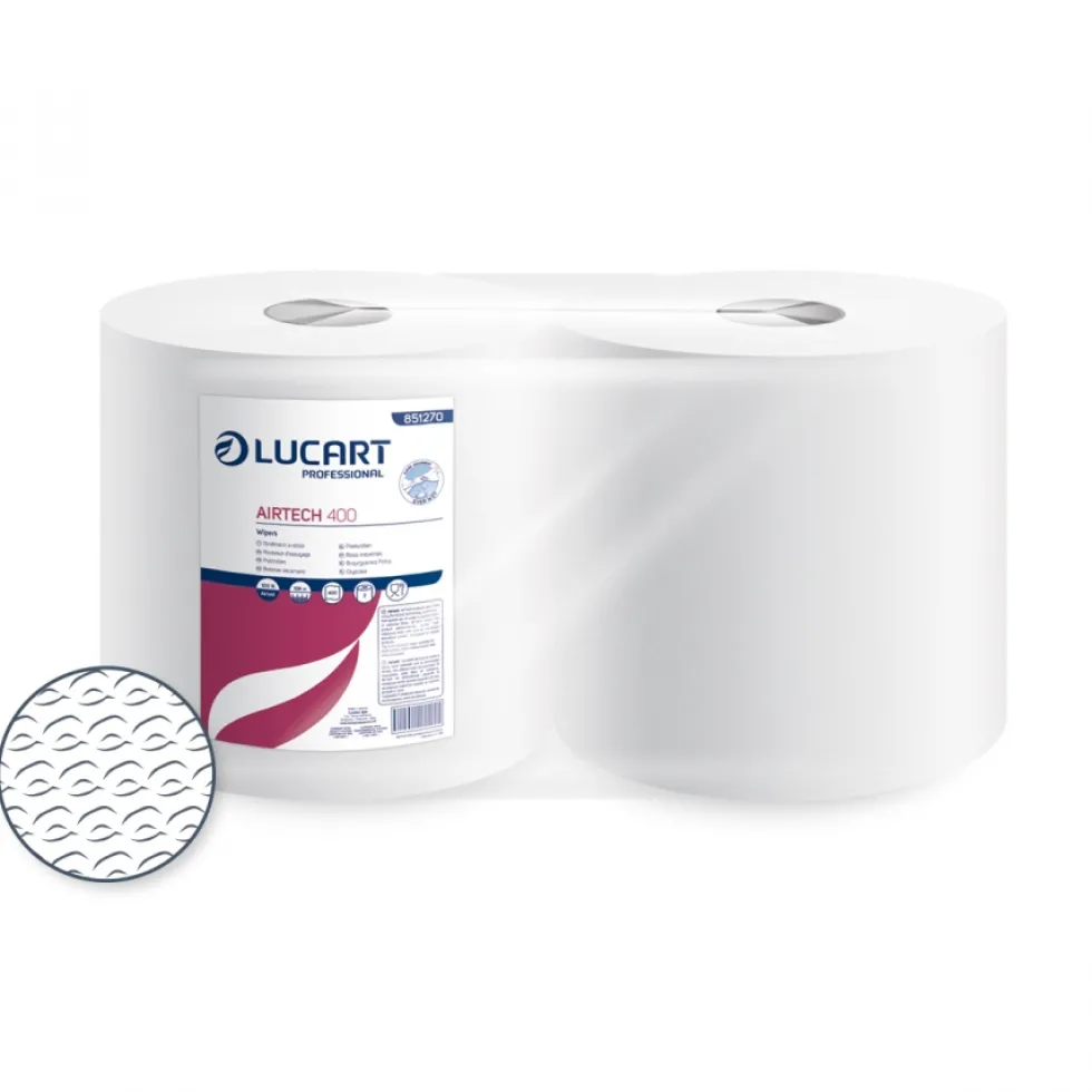 Bancale da 40 confezioni di 2 bobine di Strofinacci industriali AirTech 400