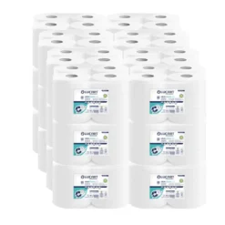 Bancale da 24 confezioni di carta igienica Aquastream idrosolubile 150 Mini Jumbo 12 rotoli