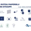 Bancale da 144 confezioni di carta igienica 8 rotoli Paperblu in pura cellulosa