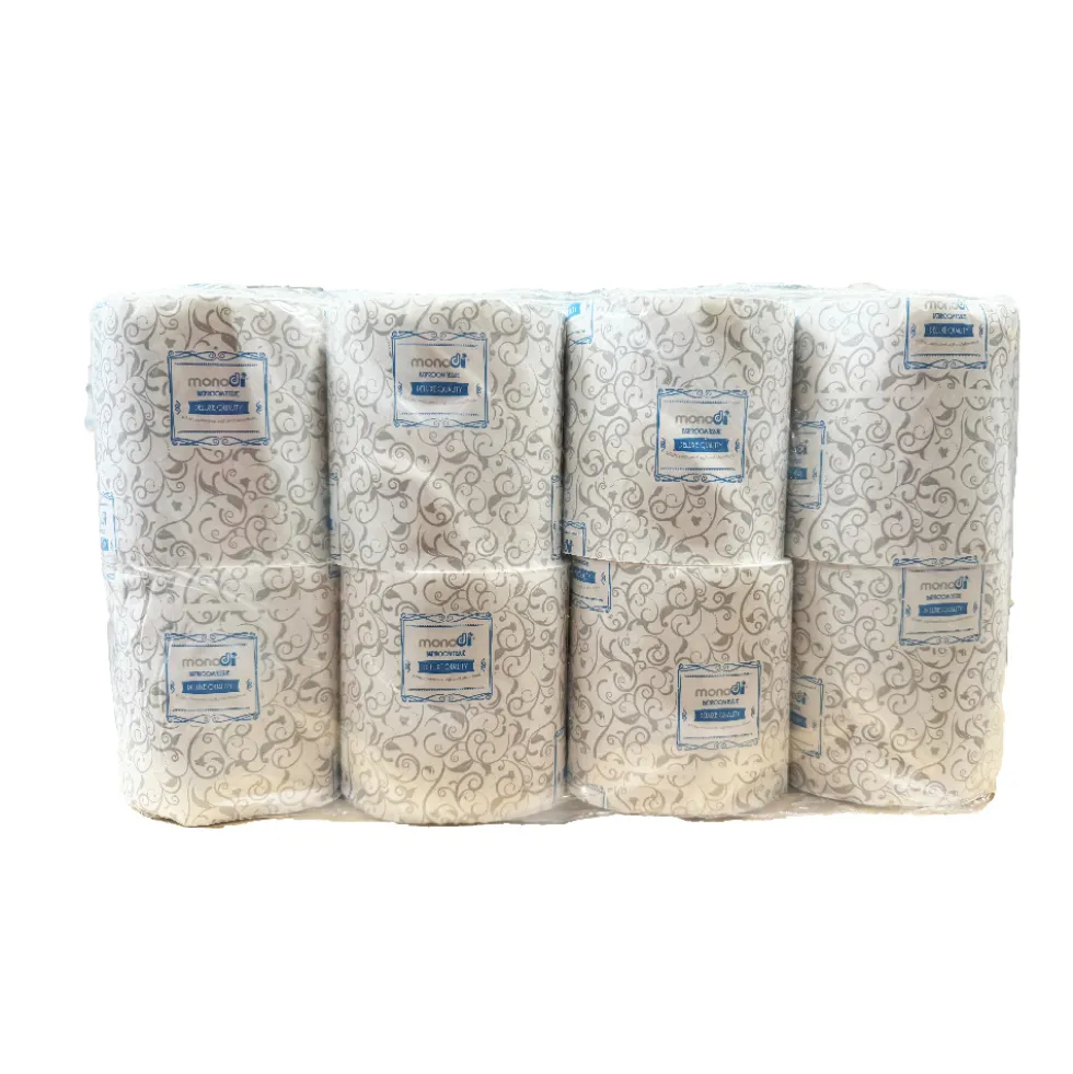 Bancale da 144 confezioni di carta igienica fascettata 8 rotoli Monodì pura cellulosa