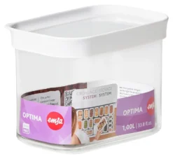 Barattolo Emsa N1141800 OPTIMA DRY STORAGE Bianco