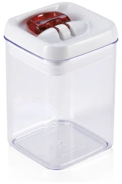 Barattolo Leifheit 31208 FRESH & EASY Bianco e Trasparente