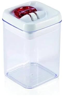 Barattolo Leifheit 31208 FRESH & EASY Bianco e Trasparente