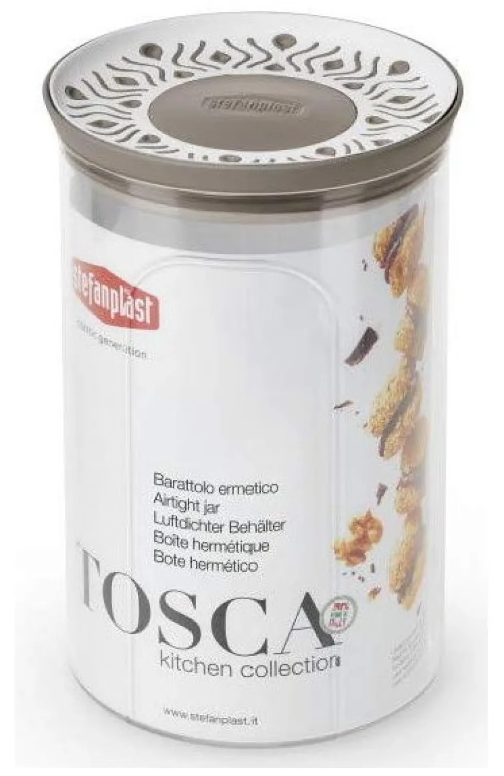 Barattolo Stefanplast 55450 TOSCA Tortora