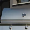 Barbecue a gas Fry Top 750 Basic da appoggio 4 bruciatori griglia scolo a V