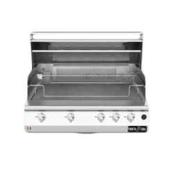 Barbecue a gas Fry Top 750 Range 5 bruciatori pietra ollare