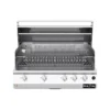 Barbecue a gas Fry Top 750 Range da appoggio 5 bruciatori griglia tondino