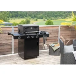 Barbecue a gas HEAT C-335 nero - Outdoorchef