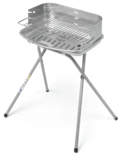 Barbecue Carbonella Ompagrill 40098 ALUMINIZED Silver