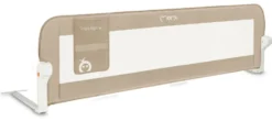 Barriera letto Momi AKCE00062 LEXI XL pieghevole Beige