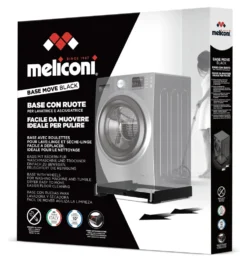 Base lavatrice Meliconi 656168 BASE MOVE Black