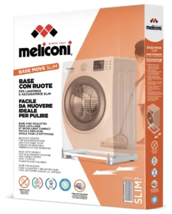 Base lavatrice Meliconi 656149 BASE MOVE Slim White