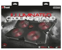 Base raffreddamento Trust 20817 GXT 278 Yozu Black e Red