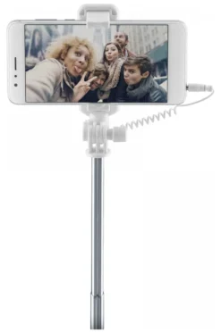 Bastone selfie Cellular Line SELFIESTICKVIEWP Total View White e Pink