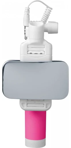 Bastone selfie Cellular Line SELFIESTICKVIEWP Total View White e Pink