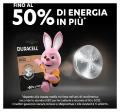 Batteria CR2032 Duracell DU22B2