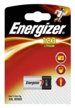 Batteria CR123 Energizer LITHIUM