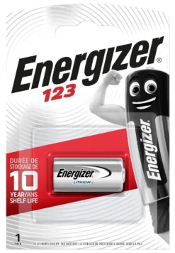 Batteria CR123 Energizer LITHIUM