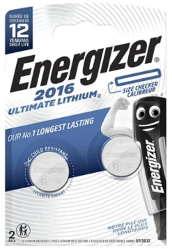 Batteria CR2016 Energizer ULTIMATE LITHIUM Silver