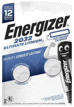 Batteria CR2032 Energizer ULTIMATE LITHIUM Silver