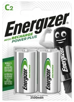 Batteria Mezza Torcia C ricaricabile Energizer POWER PLUS