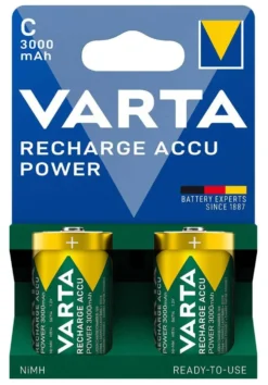 Batteria Mezza Torcia C ricaricabile Varta 56714101412 RECHARGE ACCU P