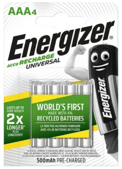 Batteria Ministilo AAA ricaricabile Energizer E301375705 RECHARGE UNIV