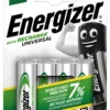 Batteria Stilo AA ricaricabile Energizer E301376005 RECHARGE UNIVERSAL
