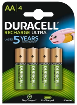 Batteria Stilo AA ricaricabile Duracell HR06 P RECHARGEABLE ULTRA