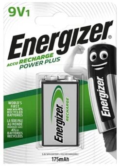 Batteria Transistor 9V ricaricabile Energizer POWER PLUS