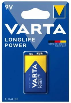 Batteria Transistor 9V Varta 04922121411 LONGLIFE POWER