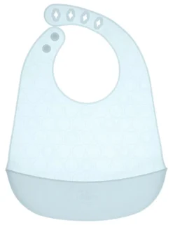 Bavaglino Chicco 00010219260000 EASY ROLL con tasca Azzurro