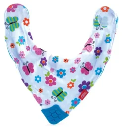 Bavaglino Nuby ID4290 bandana con massaggiagengive Assortito