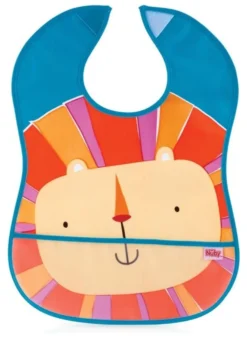 Bavaglino Nuby ID4278 con tasca raccogli pappa Assortito