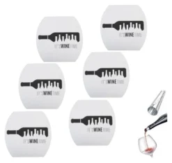 Beccucci versatori Kaufgut 044354 Wine-Stopper Silevr