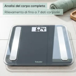 Beurer Bilancia Diagnostica Con Display Lcd Xl Retroilluminato 180Kg Max