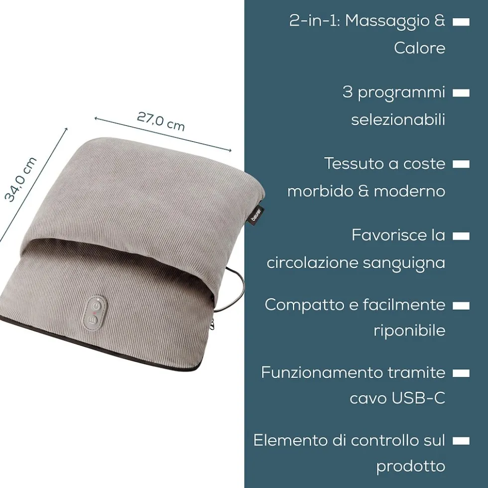 Beurer Massaggiatore Plantare 2In1 3 Programmi