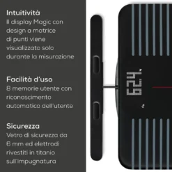 Beurer Pesapersone Elettr. Diagnostica Wifi Bluetooth Max 180Kg 8Utenti