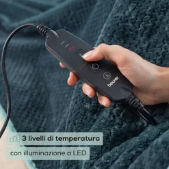 Beurer Termocoperta Lavabile In Lavat. 3 Temper. Made In Eu