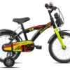 Bicicletta Legnano 26L9700 BIMBO con rotelle Black Lime Glossy