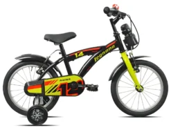 Bicicletta Legnano 26L9700 BIMBO con rotelle Black Lime Glossy