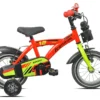 Bicicletta Legnano 26L9900 BIMBO con rotelle Red e Yellow Glossy