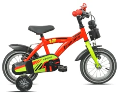 Bicicletta Legnano 26L9900 BIMBO con rotelle Red e Yellow Glossy