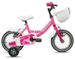 Bicicletta Legnano 26L9900D BIMBA con rotelle Pink Fucsia Glossy