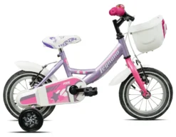 Bicicletta Legnano 26L9900DL BIMBA con rotelle Lilac Pink Glossy
