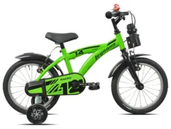 Bicicletta Legnano 26L9700V BIMBO con rotelle Green Black Glossy