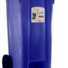 Bidone carellato Stefanplast 25703 URBAN ECO SYSTEM con pedale Blu
